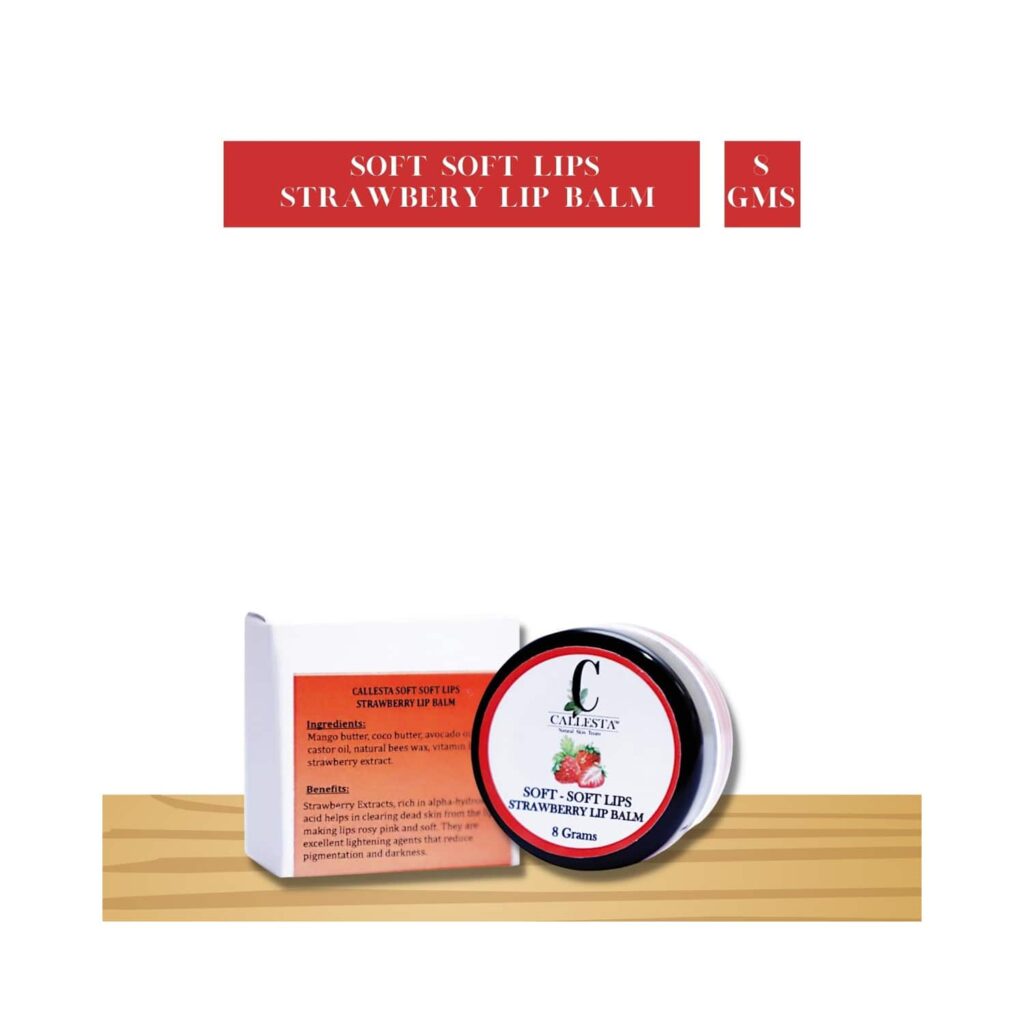 Callesta AHA Rich Strawberry Lip Balm (8g) - Callesta