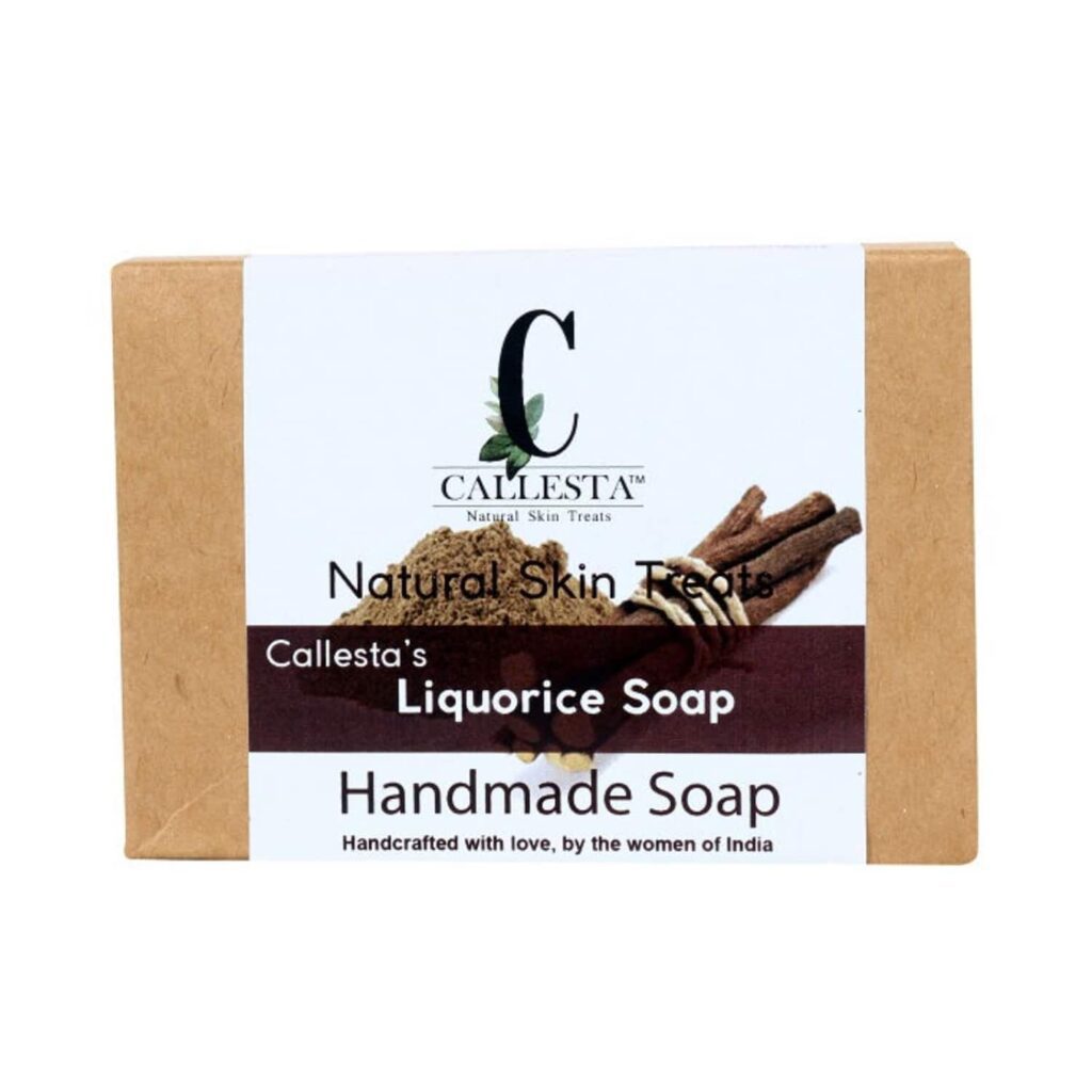 Callesta Liquorice Skin Lightening Soap (100g) - Callesta