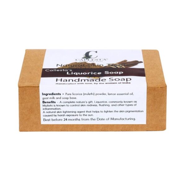 Callesta Liquorice Skin Lightening Soap (100g) - Callesta
