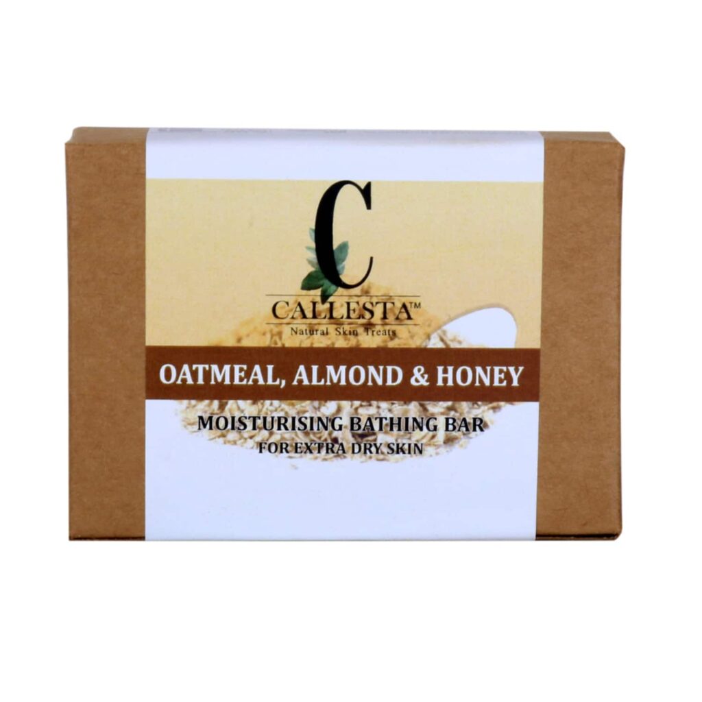 Callesta Oatmeal Almond & Honey Handmade Soap (100g) - Callesta