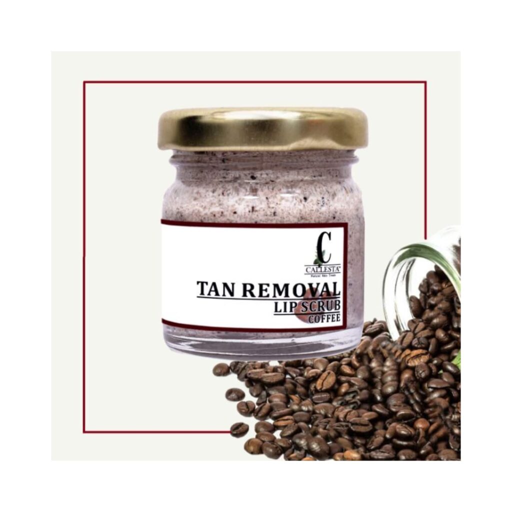 Callesta Tan Removal Exfoliating Coffee Lip Scrub (50g) - Callesta