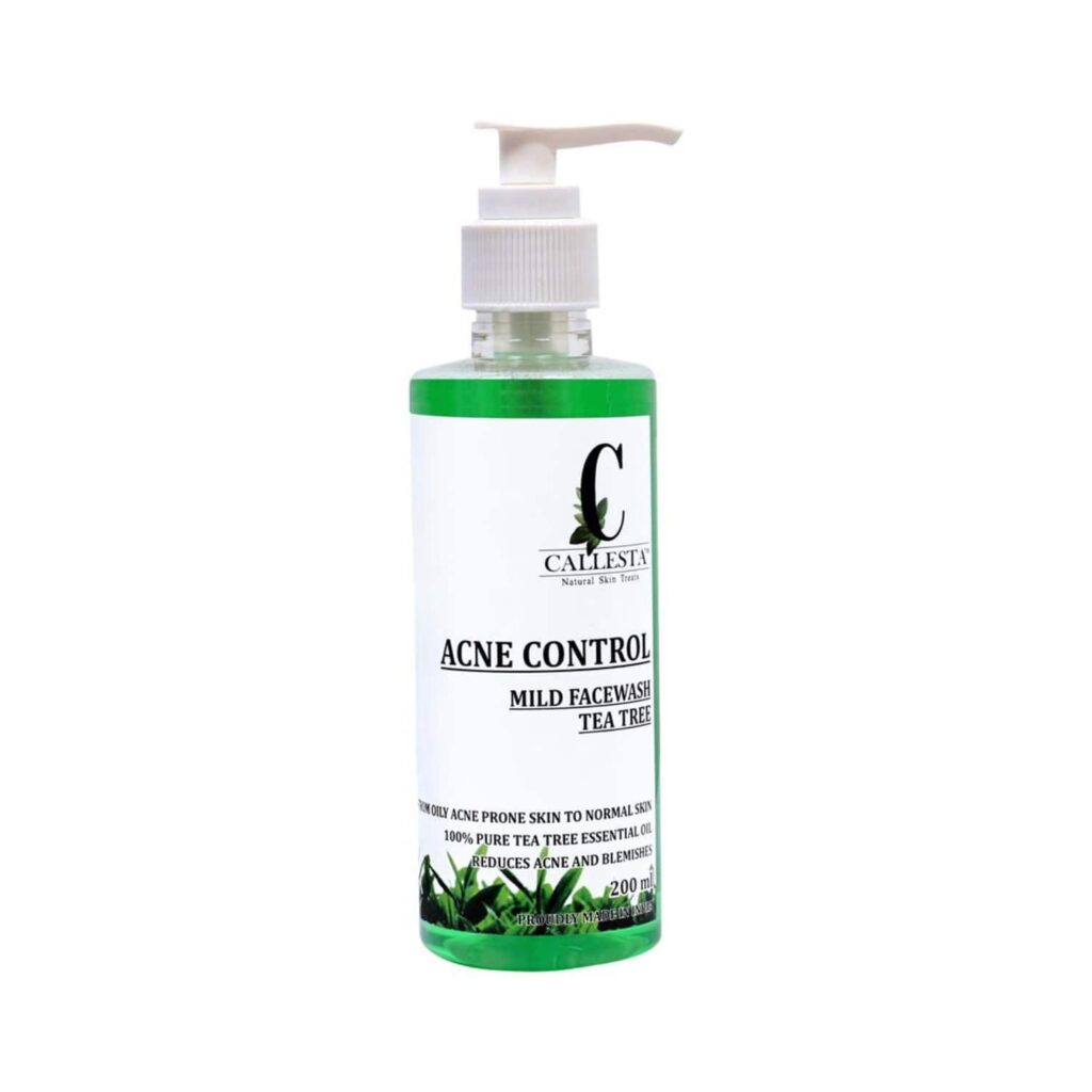 Callesta Tea Tree Mild Facial Cleanser for Acne Prone Skin (200ml) - Callesta