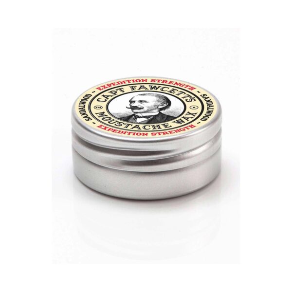 Captain Fawcett Expedition Strength Moustache Wax for Men & Private Stock Beard Oil Combo - Captain Fawcett