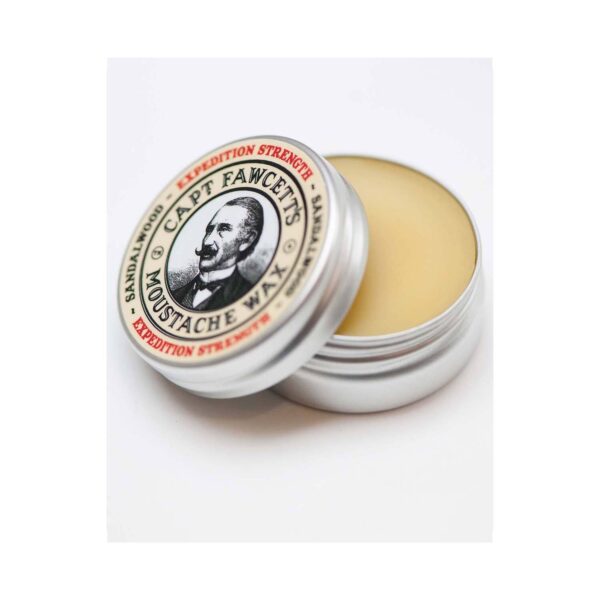Captain Fawcett Expedition Strength Moustache Wax for Men & Private Stock Beard Oil Combo - Captain Fawcett