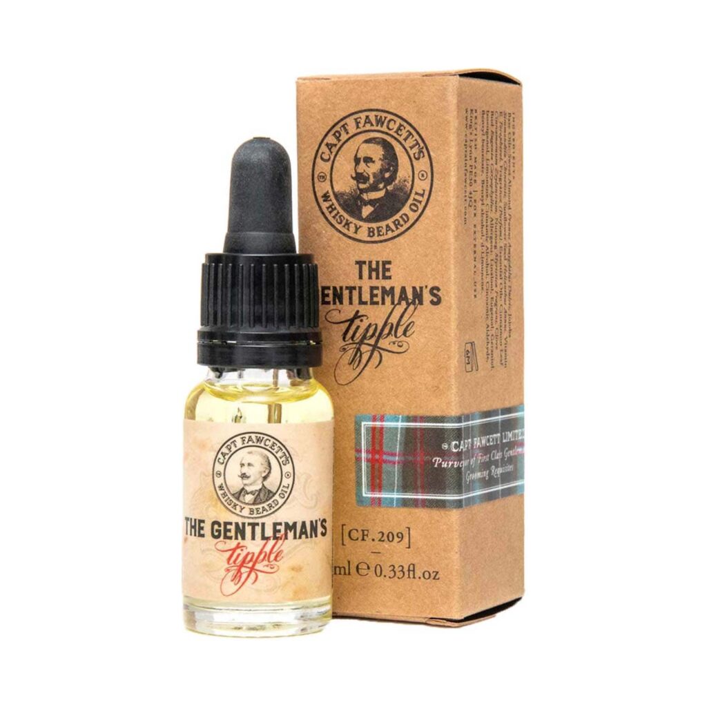 Captain Fawcett Gentleman's Tipple Whisky Beard Oil (10 ml) - Captain Fawcett