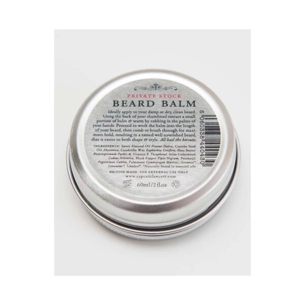 Captain Fawcett Private Stock Beard Oil (50 ml) & Private Stock Beard Balm (60 ml) Combo - Captain Fawcett
