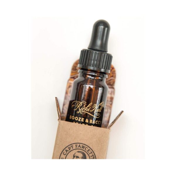 Captain Fawcett Ricki Hall's Booze & Baccy Beard Oil (10 ml) - Captain Fawcett