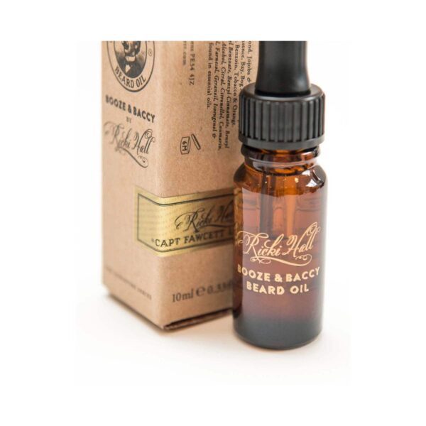 Captain Fawcett Ricki Hall's Booze & Baccy Beard Oil (10 ml) - Captain Fawcett