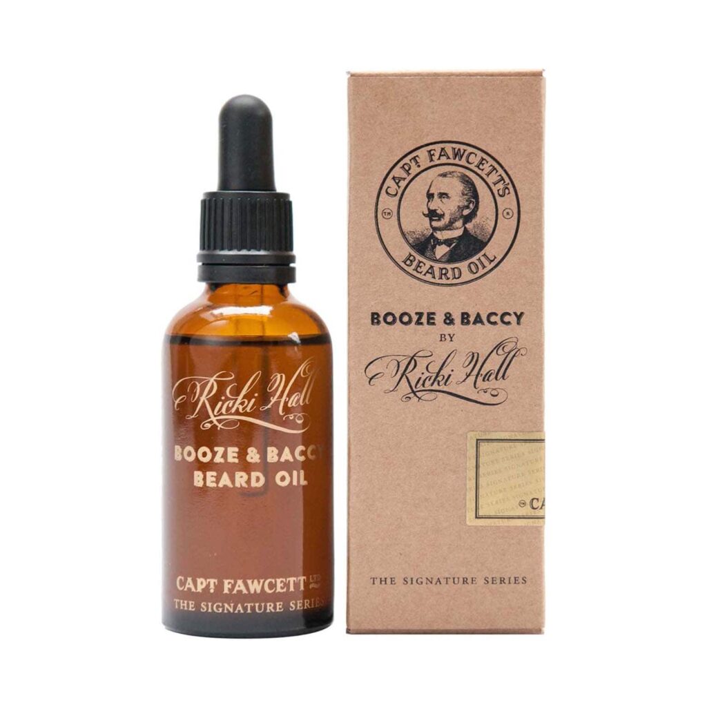 Captain Fawcett Ricki Hall's Booze & Baccy Beard Oil (50 ml) - Captain Fawcett