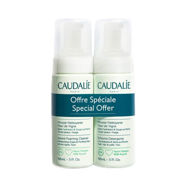 Caudalie Vinoclean Instant Foaming Cleanser Duo - (2 pcs) - Caudalie