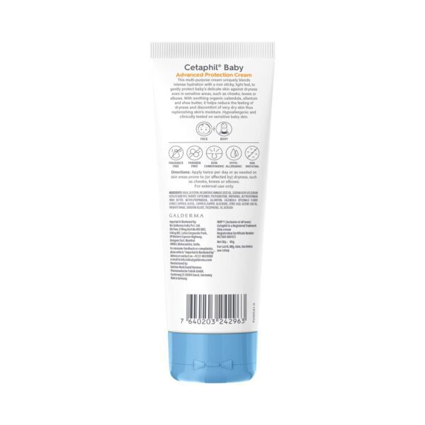 Cetaphil Baby Advanced Protection Cream With Organic Calendula (85g) - Cetaphil