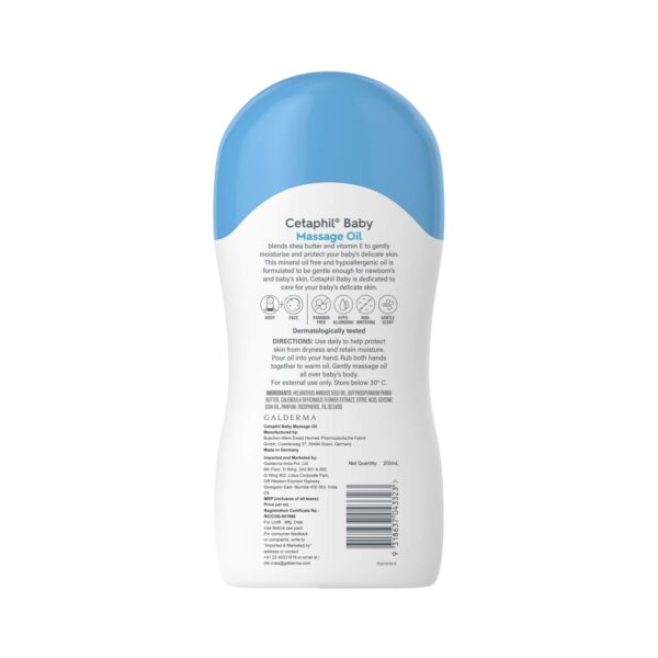 Cetaphil Baby Massage Oil (200ml) - Cetaphil