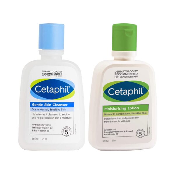 Cetaphil Cleansing & Hydrating Regime For All Skin Types Combo - Cetaphil