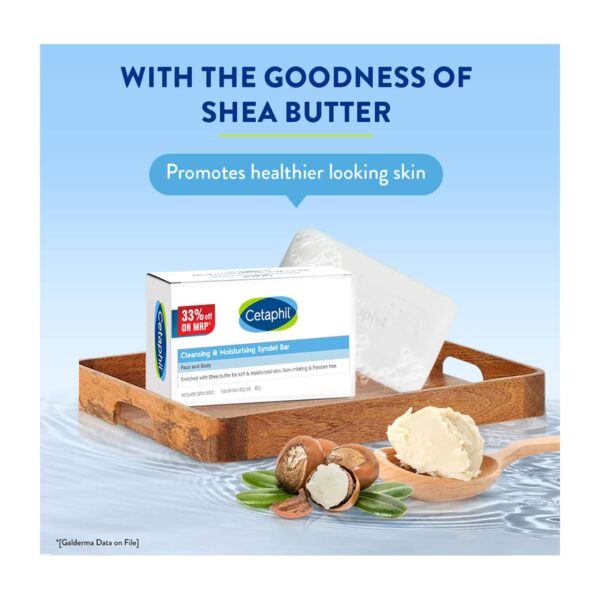 Cetaphil Cleansing Moisturizing Syndet Bar (4 pcs) - Cetaphil