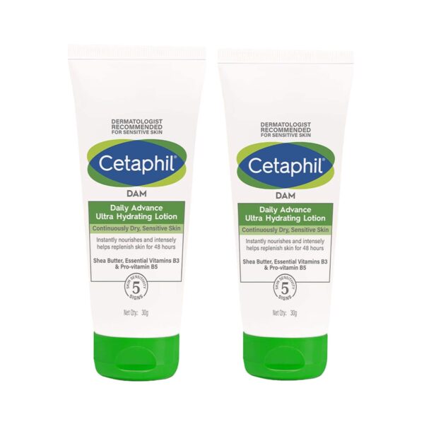 Cetaphil Daily Ultra Hydrating Lotion - Pack of 2 Combo - Cetaphil