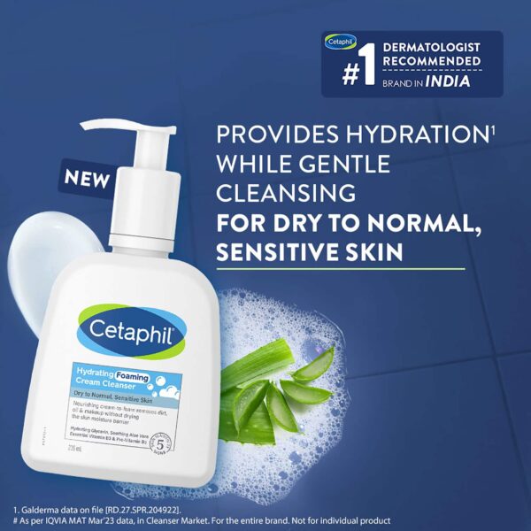 Cetaphil Hydrating Foaming Cream Cleanser (236ml) - Cetaphil