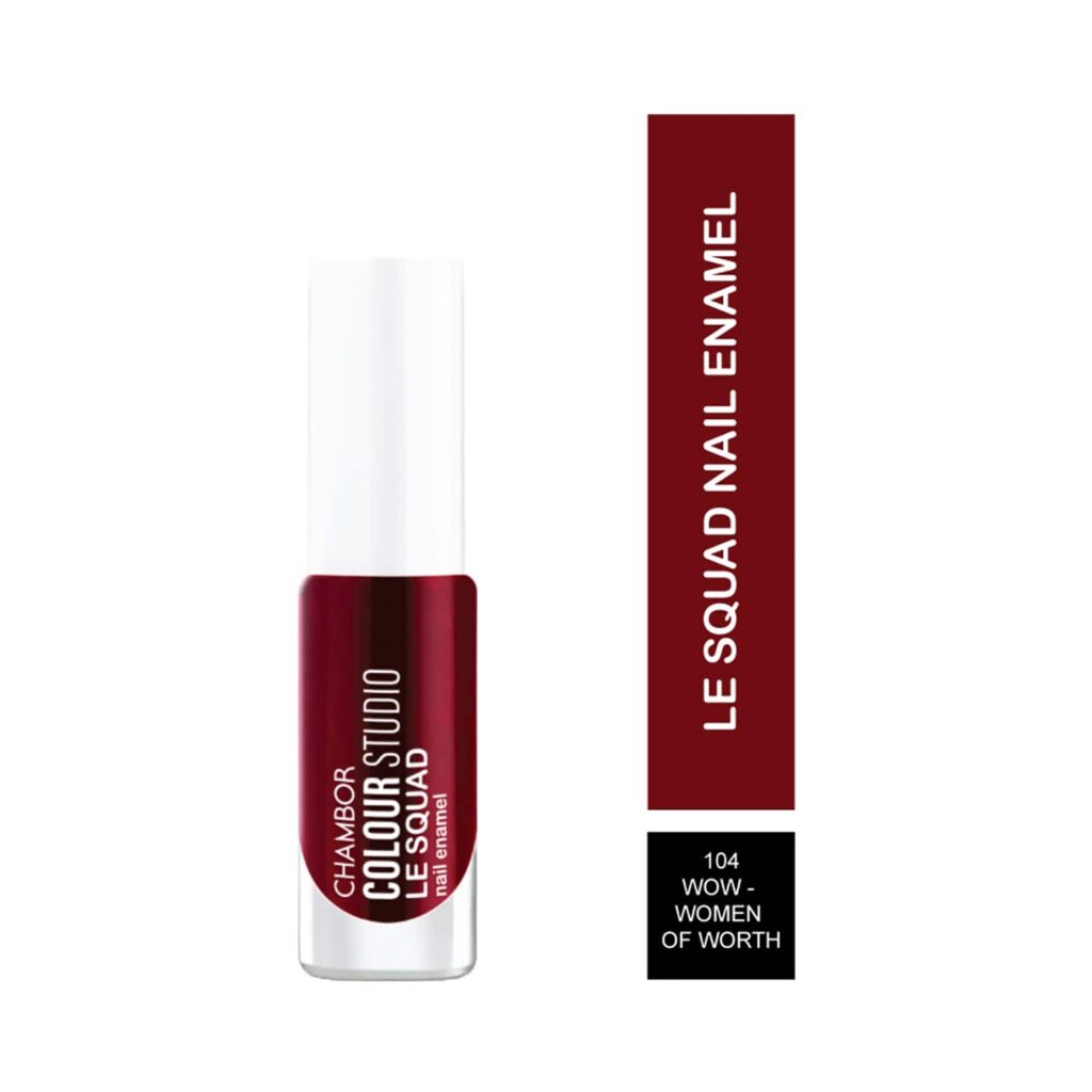 Chambor Color Studio Le Squad Nail Enamel - N 104 WOW (Women of Worth (6ml) - Chambor