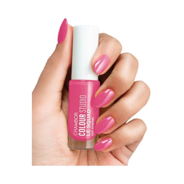 Chambor Color Studio Le Squad Nail Enamel - N 206 Rosy Rendezvous (6ml) - Chambor