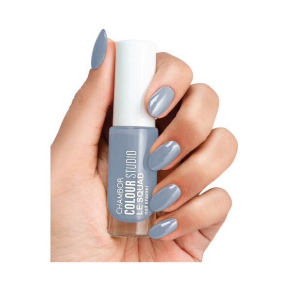 Chambor Color Studio Le Squad Nail Enamel - N 401 Bae Blue (6ml) - Chambor