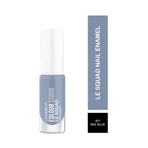 Chambor Color Studio Le Squad Nail Enamel - N 401 Bae Blue (6ml) - Chambor