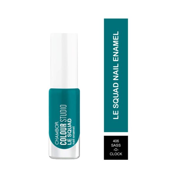 Chambor Color Studio Le Squad Nail Enamel - N 406 Sass-o-Clock (6ml) - Chambor
