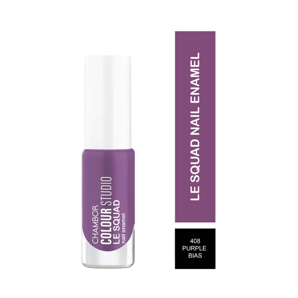 Chambor Color Studio Le Squad Nail Enamel - N 408 Purple Bias (6ml) - Chambor