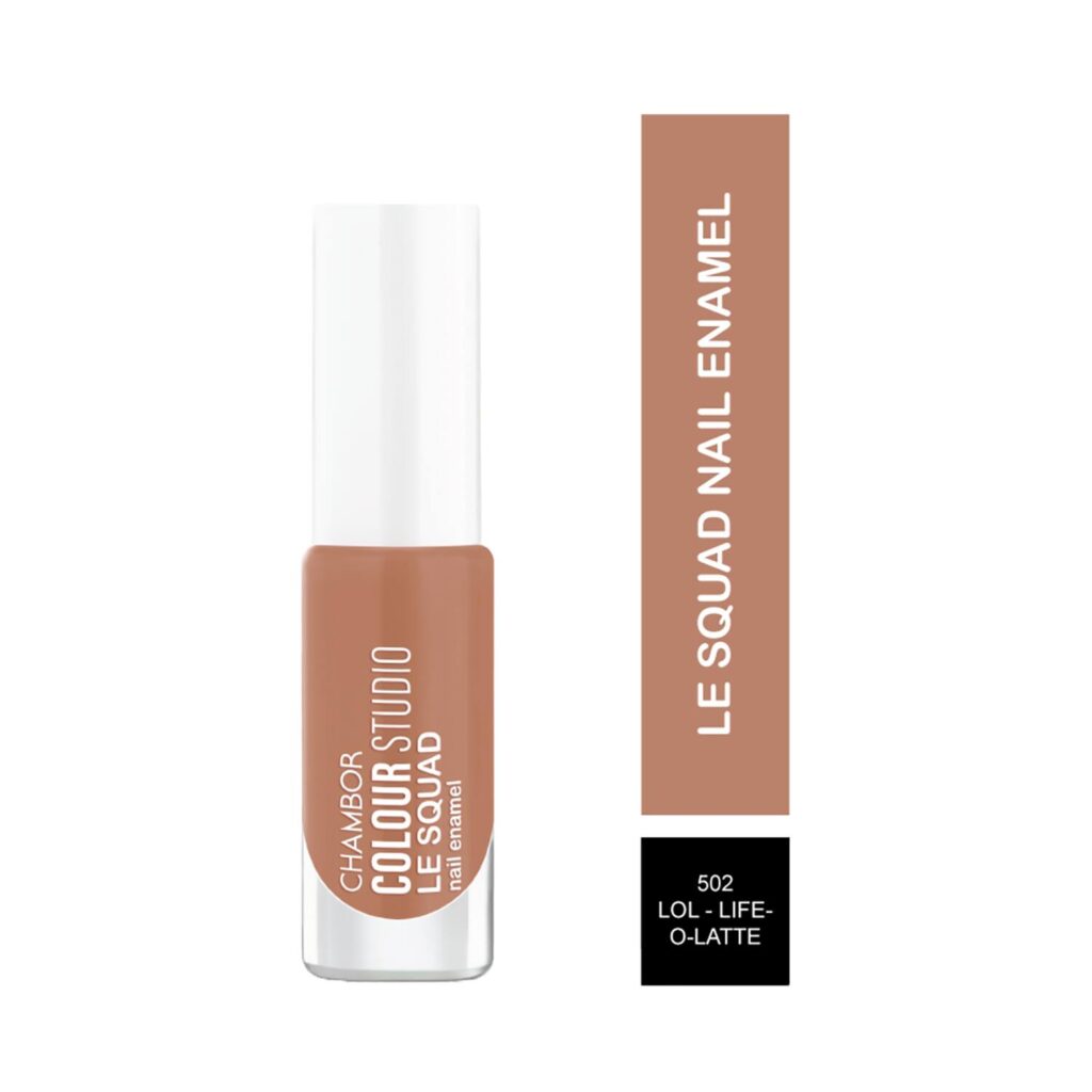 Chambor Color Studio Le Squad Nail Enamel - N 502 LOL Life-O-Latte (6ml) - Chambor