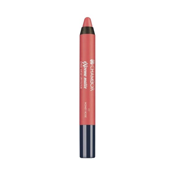 Chambor Extreme Matte Long Wear Lip Color + Hyaluronic Acid - N 02 Honey Rose (2.8g) - Chambor