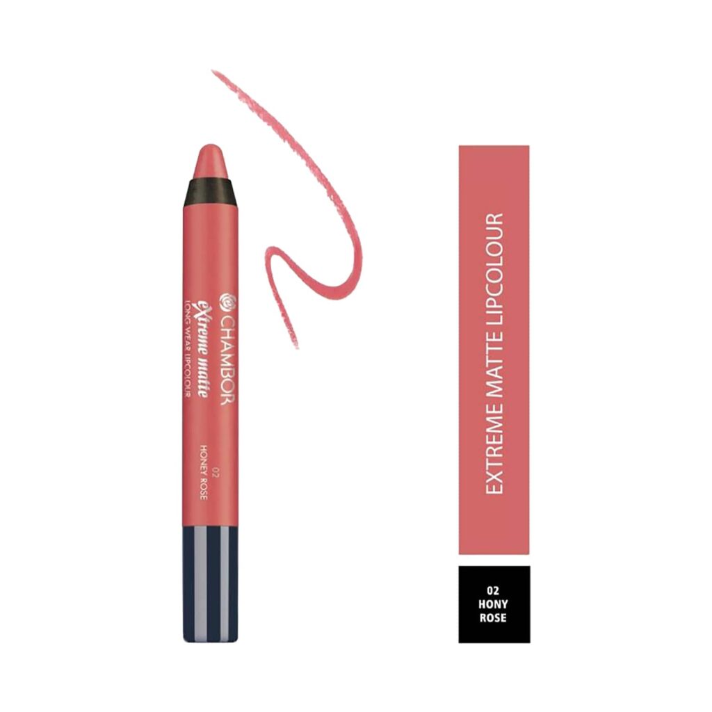Chambor Extreme Matte Long Wear Lip Color + Hyaluronic Acid - N 02 Honey Rose (2.8g) - Chambor
