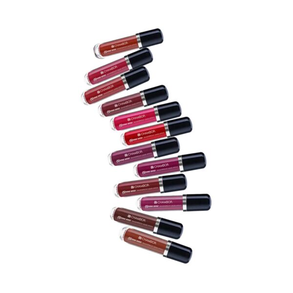 Chambor Extreme Wear Transferproof Liquid Lipstick - Brun Muscade 487 6 ml - Chambor