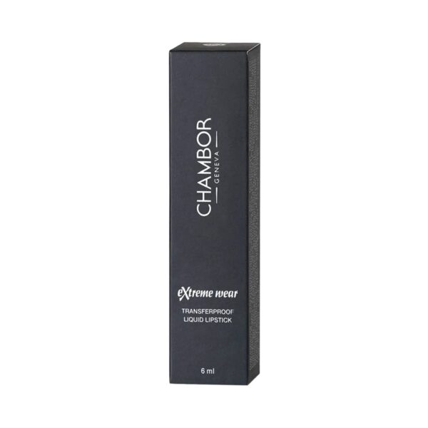 Chambor Extreme Wear Transferproof Liquid Lipstick, Effortless Pink No.402 6 ml - Chambor