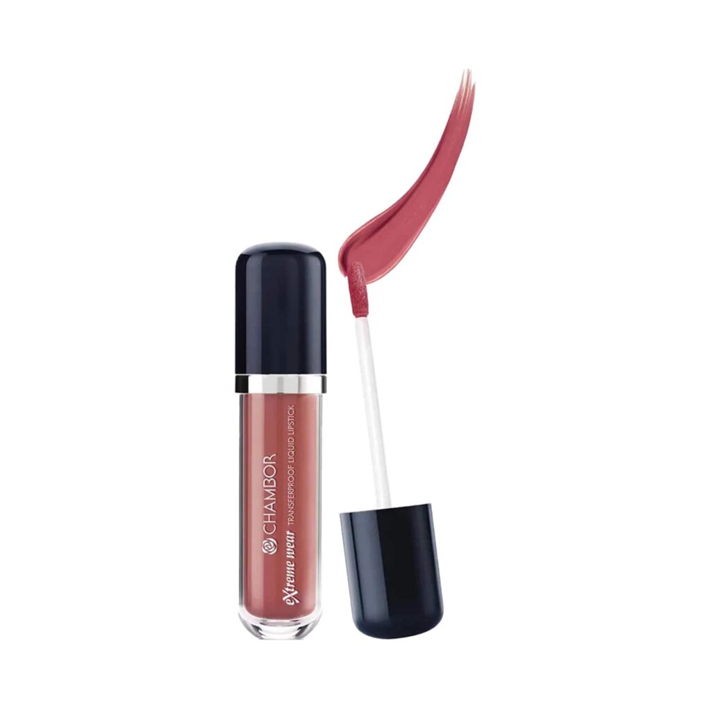 Chambor Extreme Wear Transferproof Liquid Lipstick, Effortless Pink No.402 6 ml - Chambor