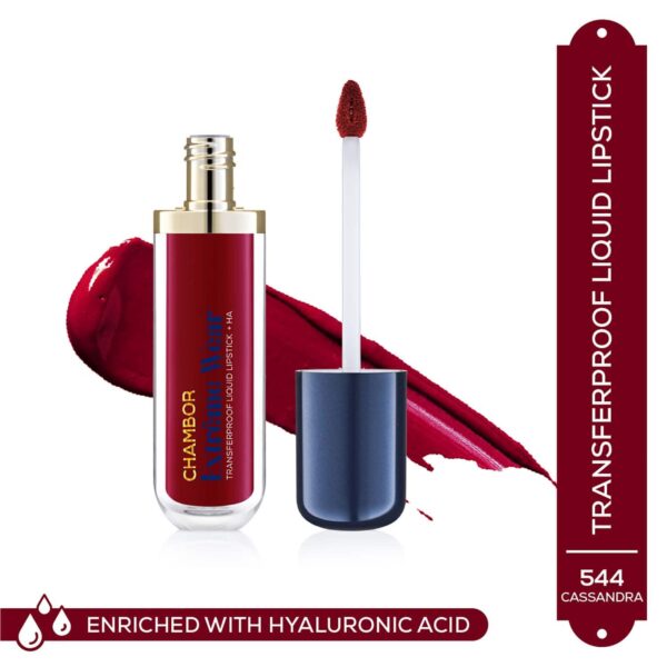 Chambor Extreme Wear Transferproof Liquid Lipstick + HA - Nocturne No.406 (6 ml) - Chambor