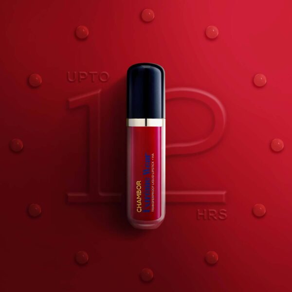 Chambor Extreme Wear Transferproof Liquid Lipstick + HA - Rosemantic No.401 (6 ml) - Chambor