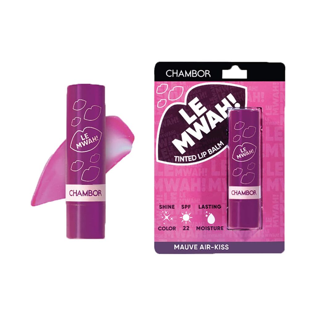 Chambor Le Mwah! Tinted Lip Balm - N 101 Mauve Air-Kiss (4.5g) - Chambor