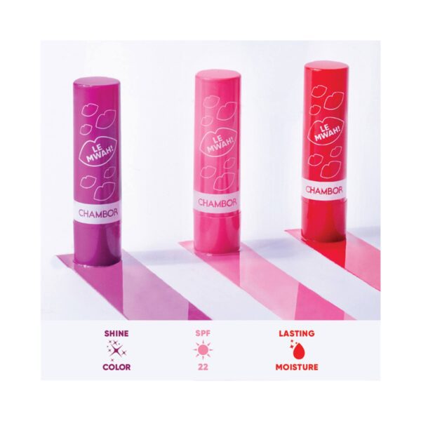 Chambor Le Mwah! Tinted Lip Balm - N 103 Cerise Smooch (4.5g) - Chambor