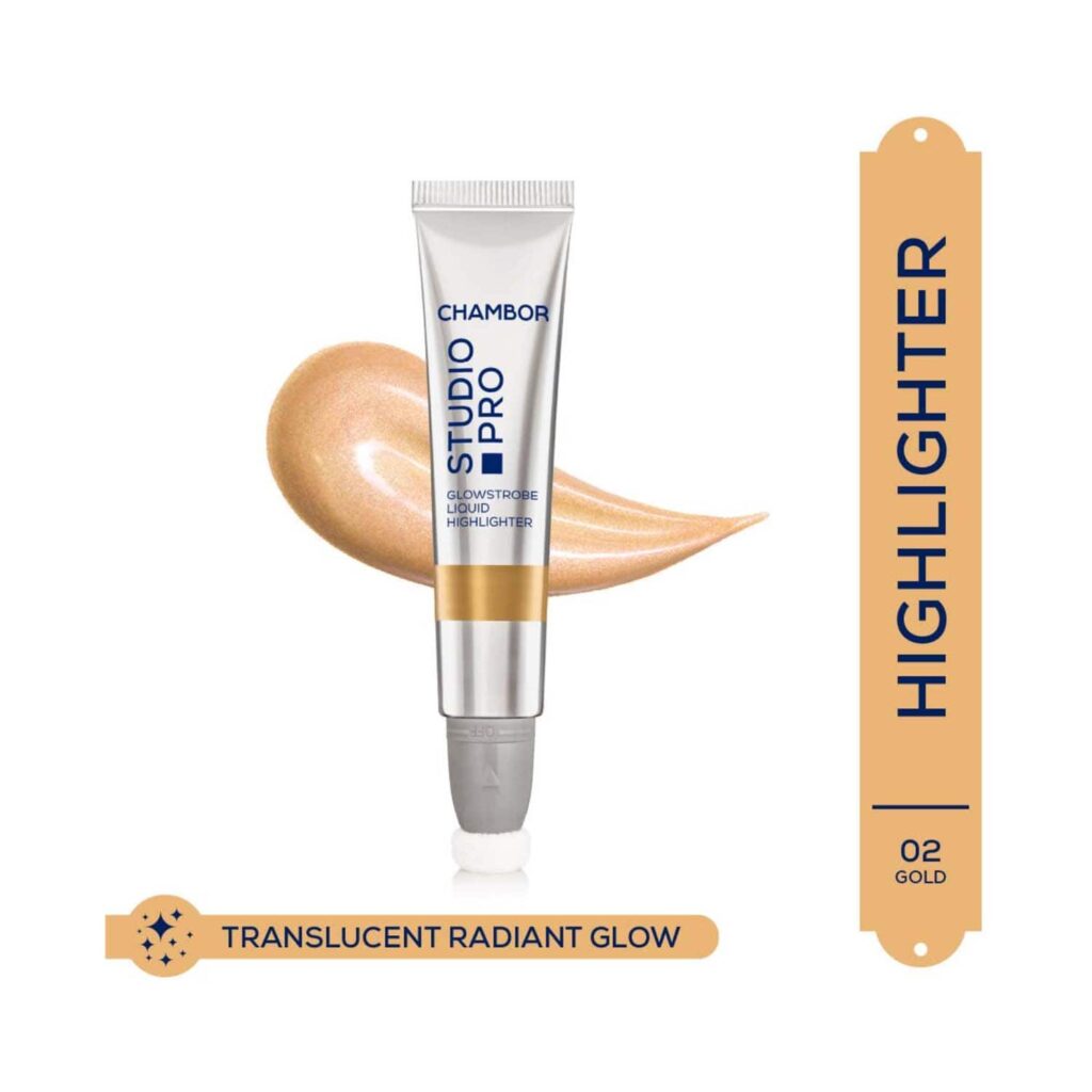 Chambor Studio Pro Glowstrobe Liquid Highlighter - Gold (15 ml) - Chambor