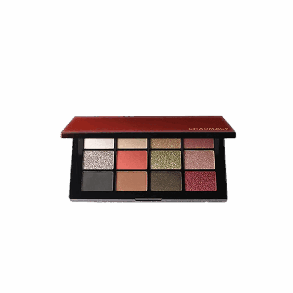 Charmacy Milano Eyeshadow 12 colors palette - (10gm) - Charmacy Milano