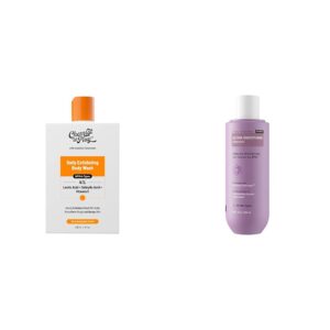 Chemist At Play 1% Salicylic Acid Exfoliating Body Wash 236ml and Bare Anatomy Ultra Smoothing Shampoo for Dry and Frizzy Hair | For Men & Women -250ml