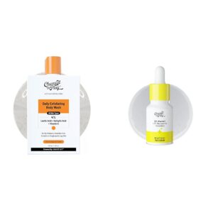 Chemist At Play 1% Salicylic Acid Exfoliating Body Wash 473ml For Men & Women +Vitamin C serum 10ml