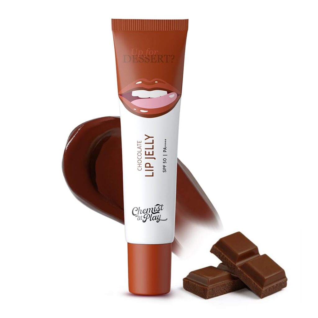 Chemist At Play Chocolate Tinted Lip Balm for Dark, Dry, Chapped and Pigmented Lips| Gives 24 hours moisturization| SPF 50 PA+++| Has Kojic Acid, Hyaluronic Acid, ceramides &...