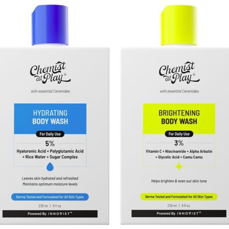 Chemist At Play Hydrating Body Wash For Women & Men | 236ml Brightening Body Wash For Women & Men | 236mL