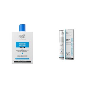 Chemist At Play Hydrating Body Wash For Women & Men | 236ml Under Eye Cream with 2% Revital Eye & Quinoa Extract Cooling Gel & Roller for Men & Women | 15 g