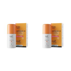 Chemist at Play UnderArm Roll-On with 5% AHA, Lactic Acid & 1% Mandelic Acid | Prevents Body Odour, Brightens Skin & Exfoliates Underarm | For Sensitive Skin | Peach Fragrance |...