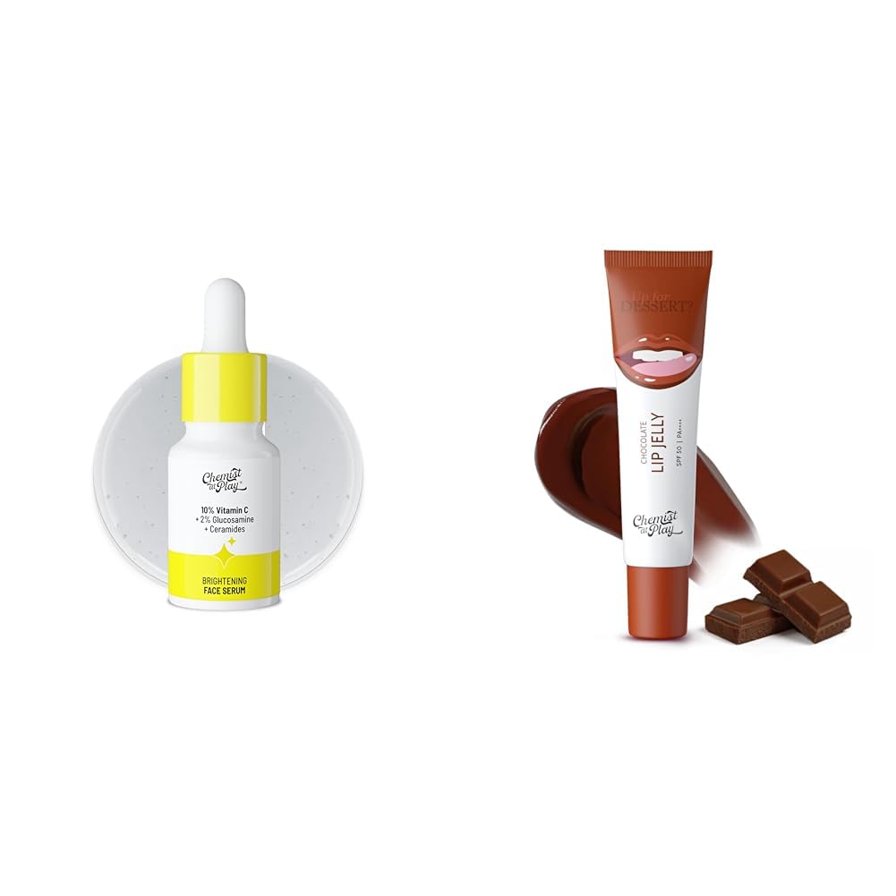 Chemist At Play Vitamin C serum 10mlChocolate Tinted Lip Balm