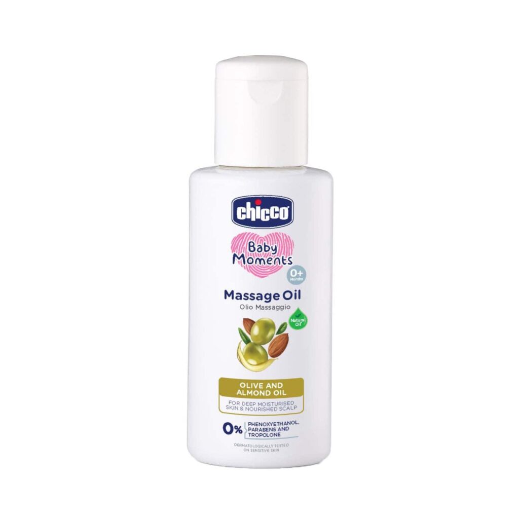 Chicco Baby Moments Massage Oil (100 ml) - Chicco