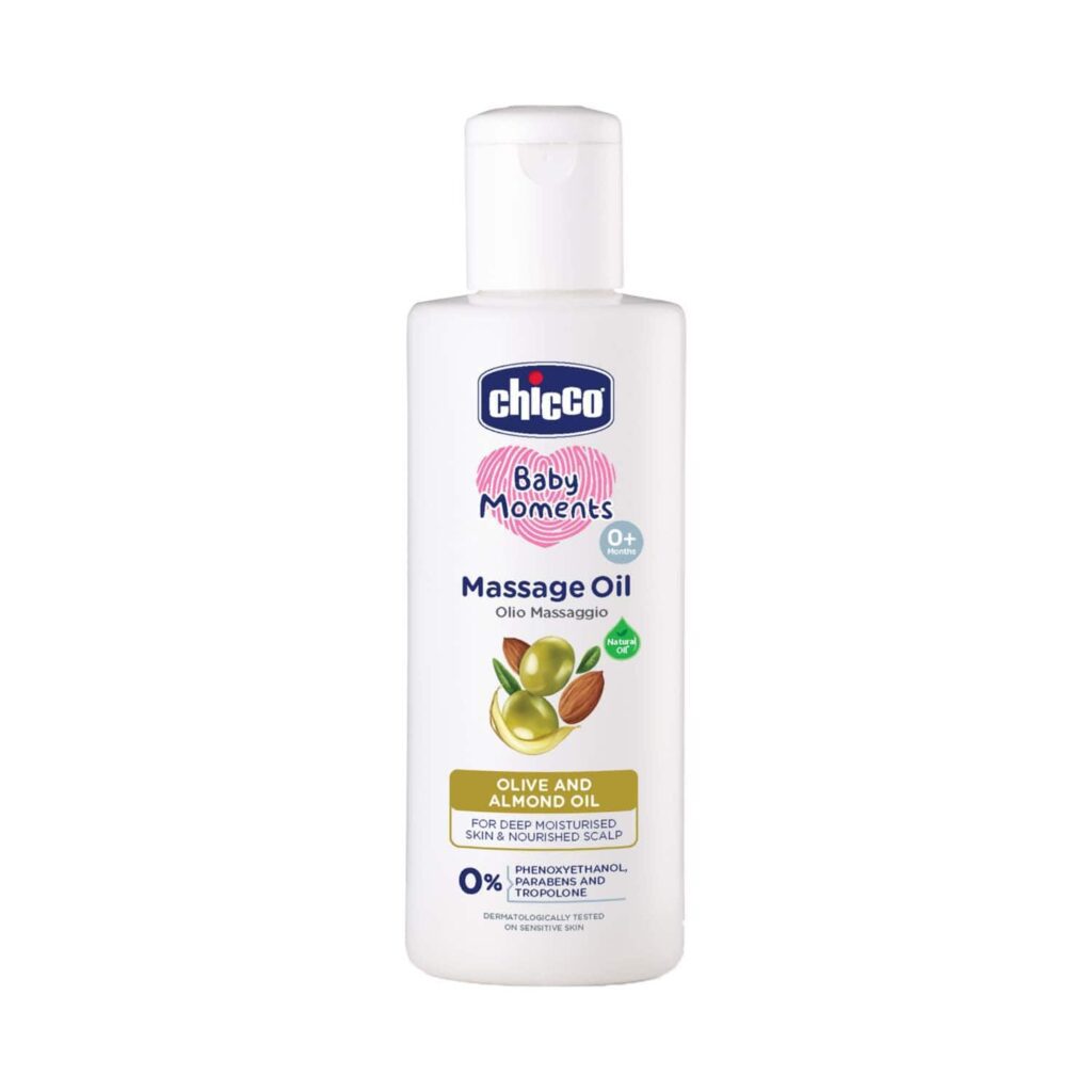 Chicco Baby Moments Massage Oil (200 ml) - Chicco