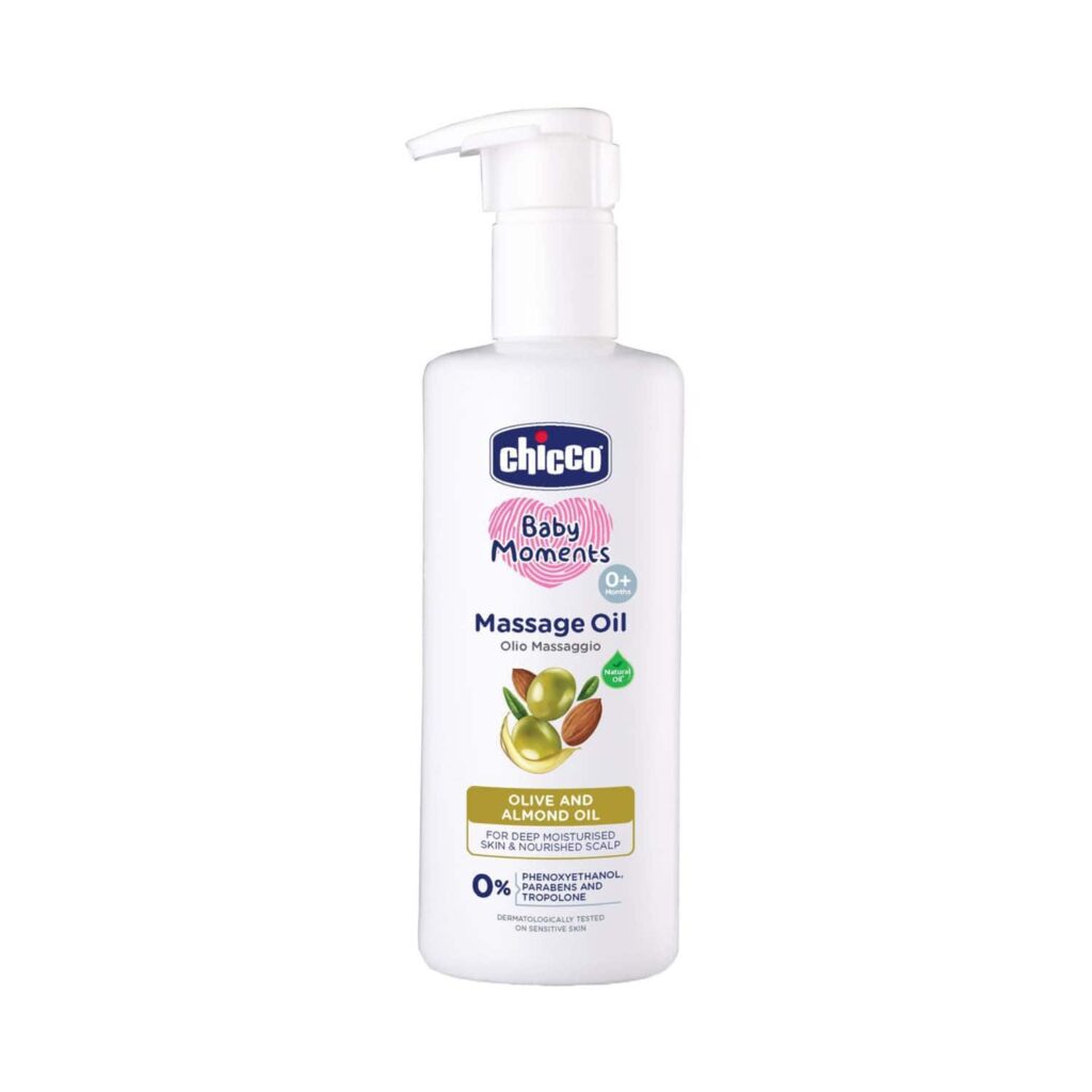 Chicco Baby Moments Massage Oil (300 ml) - Chicco