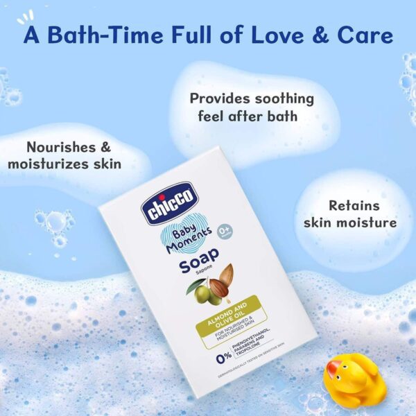 Chicco Baby Moments Soap (125 g) - Chicco