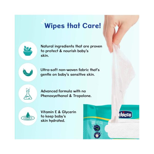 Chicco Wet Wipes (144 Pcs) - Chicco